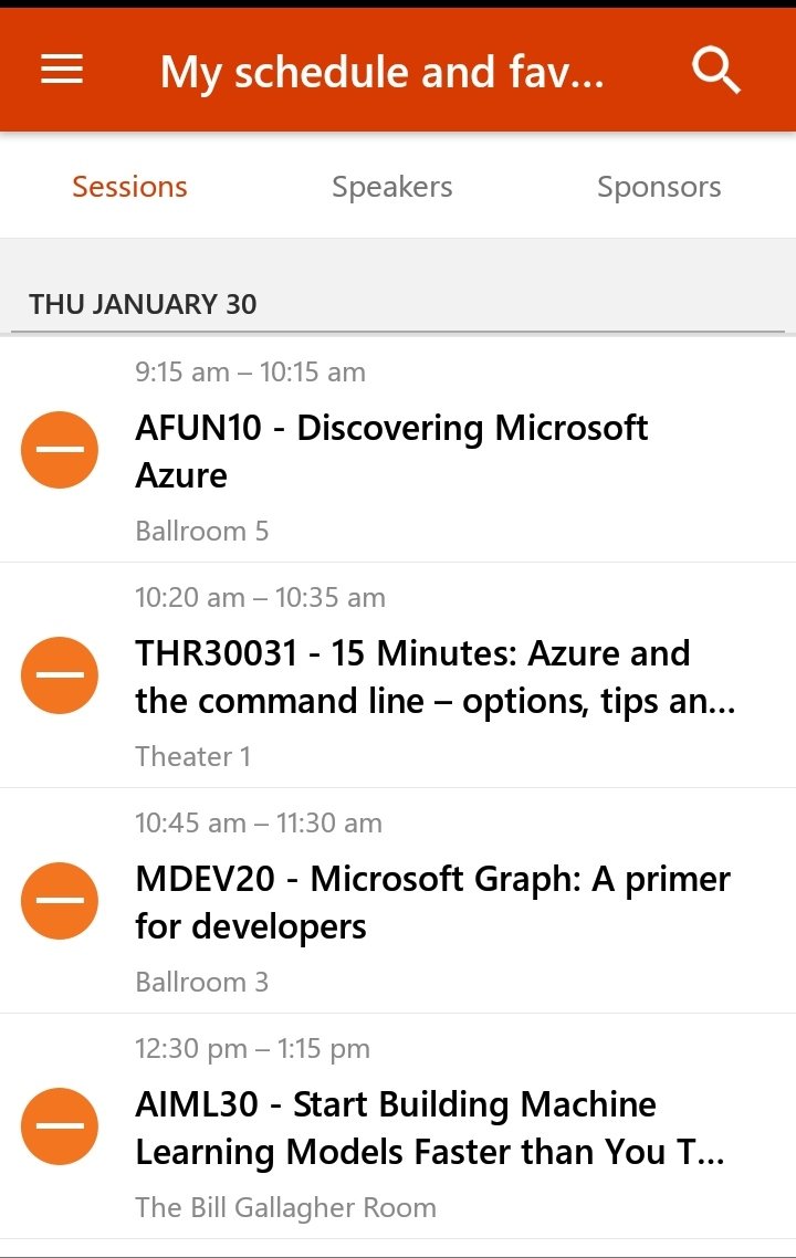 simelanesf's tweet photo. Schedule for the day set #MSIgniteTheTour #MiWayDevelopers https://t.co/r48yb62JVM