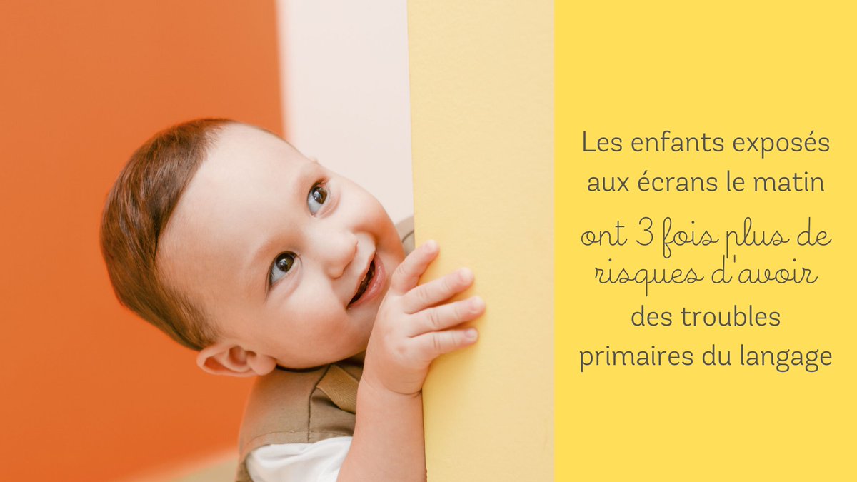 Une étude menée par Santé Publique France a révélé que l’exposition des petits aux écrans n’était pas anodine. Les enfants qui regardent les écrans dès leur réveil seraient même 3 fois plus sujet au troubles du langage que les autres.