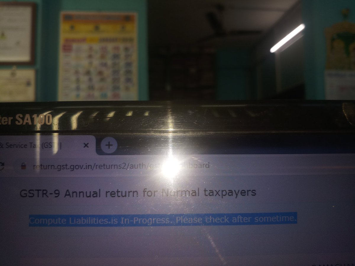 senthil2218's tweet photo. @cbic_india Last 2 days same issue , first improve your GST portal server https://t.co/lmu7DtflzZ