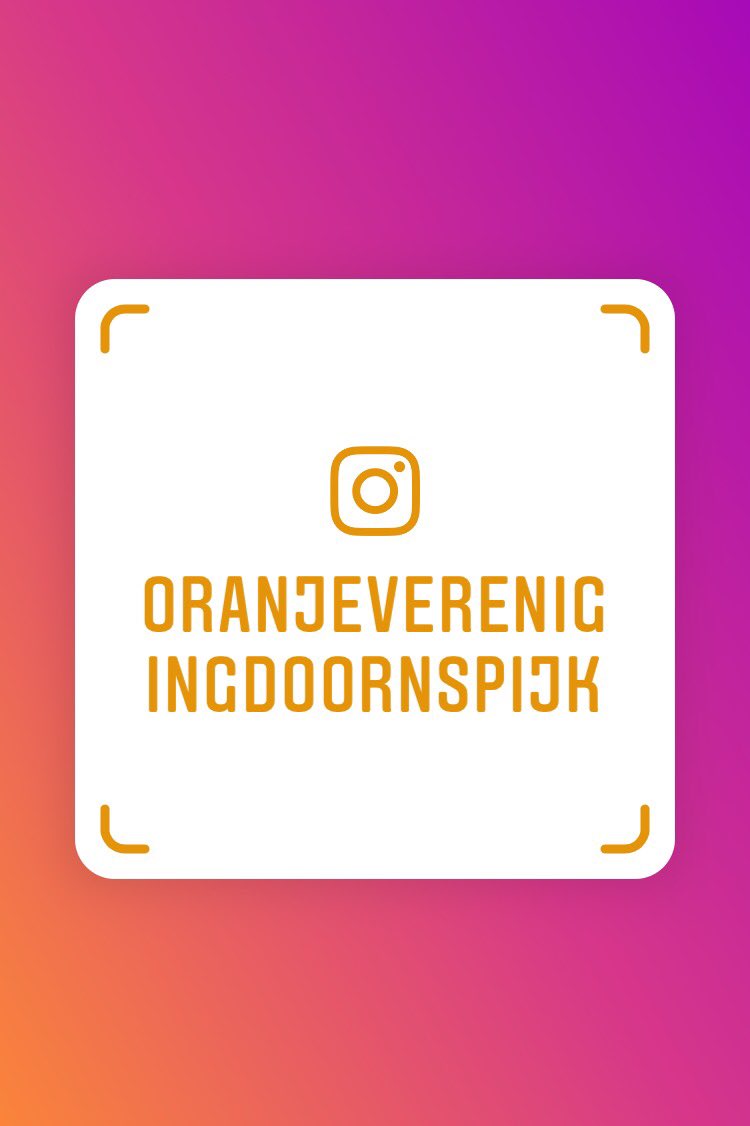 Vanaf nu te volgen op Instagram. #doornspijk #hogeenk #oranjevereniging #evenementen