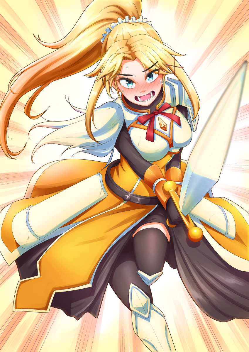 ダクネス #この素晴らしい世界に祝福を! #照れ顔 #このすば #ダクネス