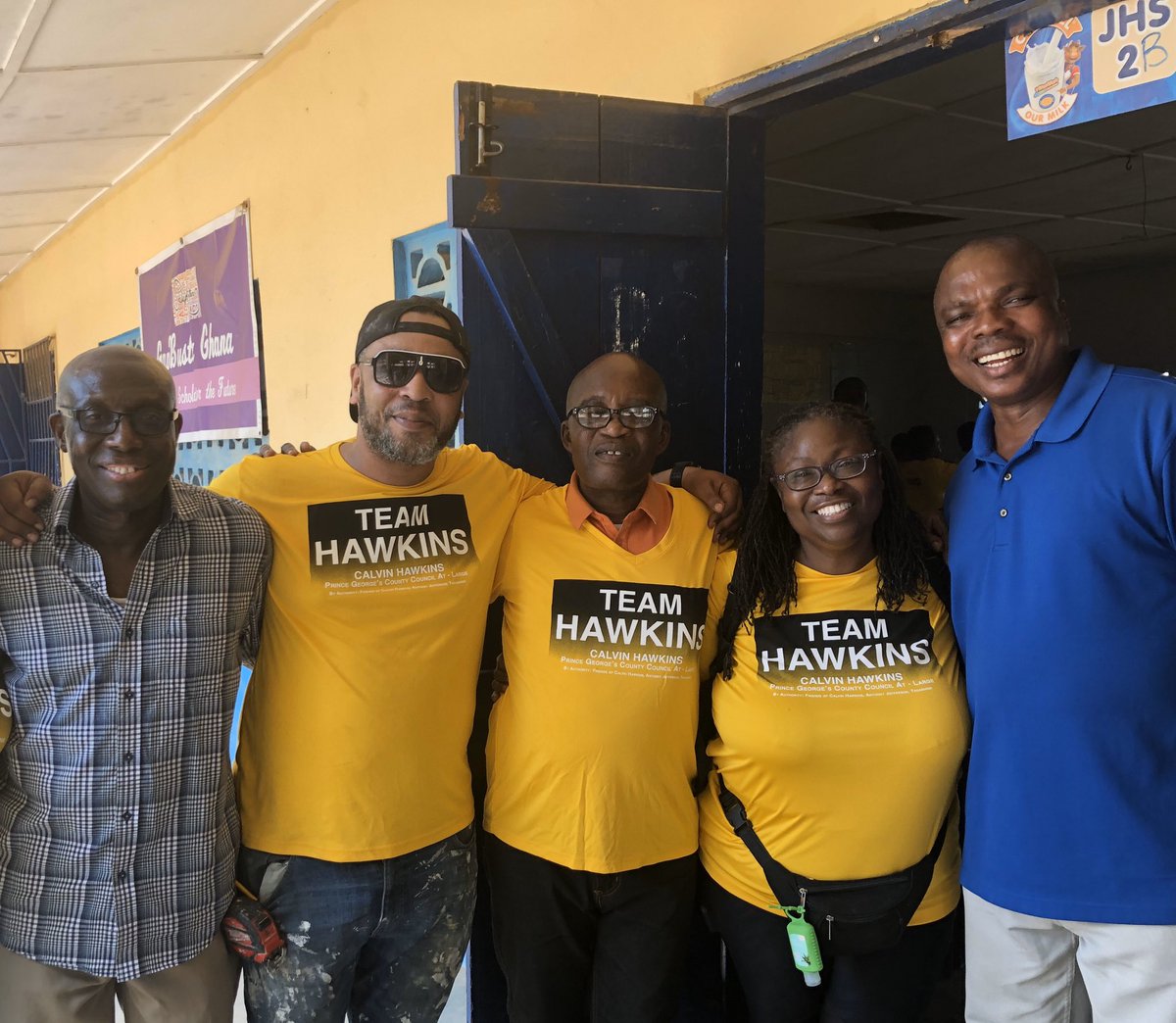 itstorih's tweet photo. Repping Team Hawkins @Hawkins4PGC in Ghana, West Africa. #teamhawkins #peoplesmovement #gapbustersinc #ghana🇬🇭 https://t.co/3u4DLh8j5j
