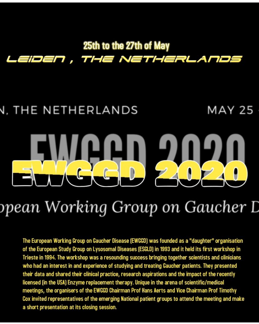 EWGGD1's tweet photo. EWGGD 2020 Leiden Netherlands Sunday 24th to Wednesday 27th May 2020. Abstracts submission by March 16th 2020. Watch here for the meeting website . https://t.co/pl1iW1puEU