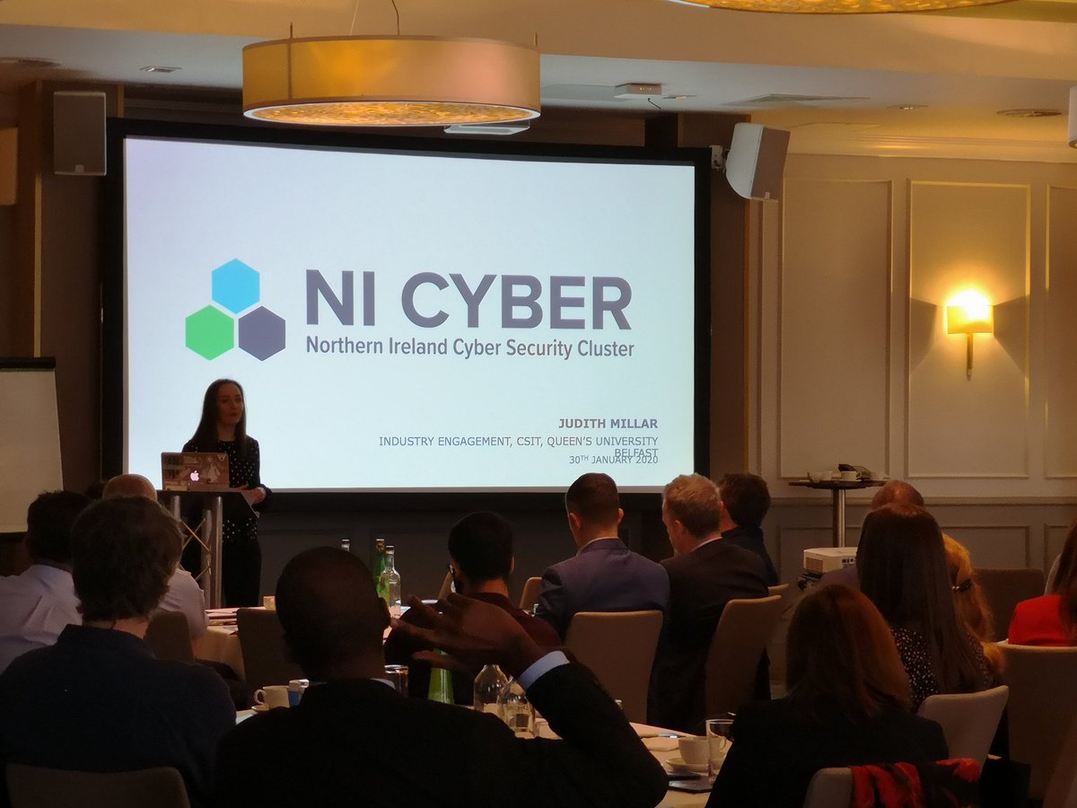 nicolat_SIS's tweet photo. Lastly we hear from Judith Millar from @NICyber to hear how they do things @scotlandis Cluster launch: Business opportunities in Cyber and Data event #SISEvents @ScotlandISCyber @ScotlandISData #ScotlandISCollaberative #ScotlandISCyber #ScotlsndISData https://t.co/9l3rbzId8U