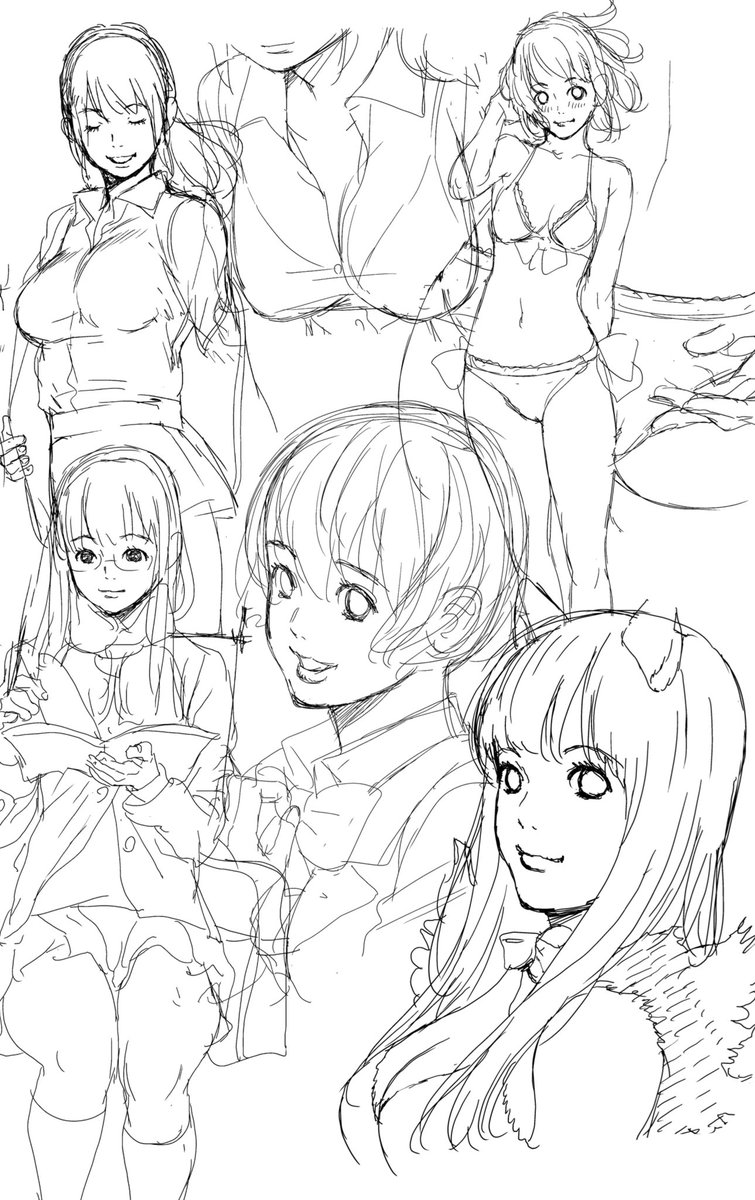 一生漫画を描きたいです。一筆入魂日々精進!1990>2019 
#画力ビフォーアフタ 