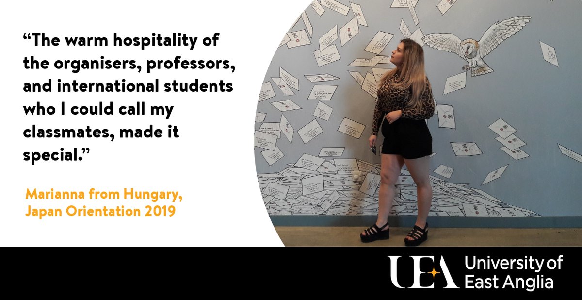uea_iss's tweet photo. Marianna from Japan Orientation 2019 made the most of meeting new people during her summer study, who could you meet on Japan Orientation 2020?  @CJS_Uea 

Register your interest for summer study at UEA: https://t.co/fkfrqFnIum

#ueasummerstudy #summer2020 #japanesestudies #uea https://t.co/AZTSFK8Xwy