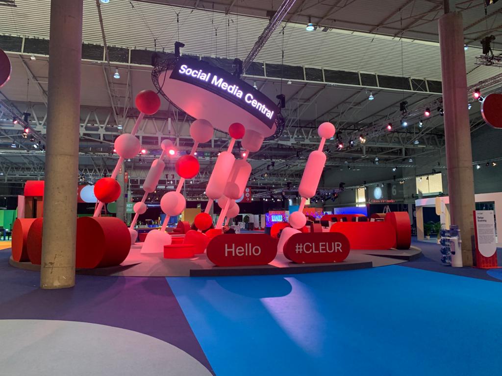 RHMEvents's tweet photo. It's that time of year again! 🥰

We've been to Barcelona &amp; back installing a Mettaton of inspired #graphics for #Cisco2020 and wow do that look great! 🤩 Always a pleasure working with our friends at George P Johnson, see you next year! https://t.co/1jwsSx3QiP