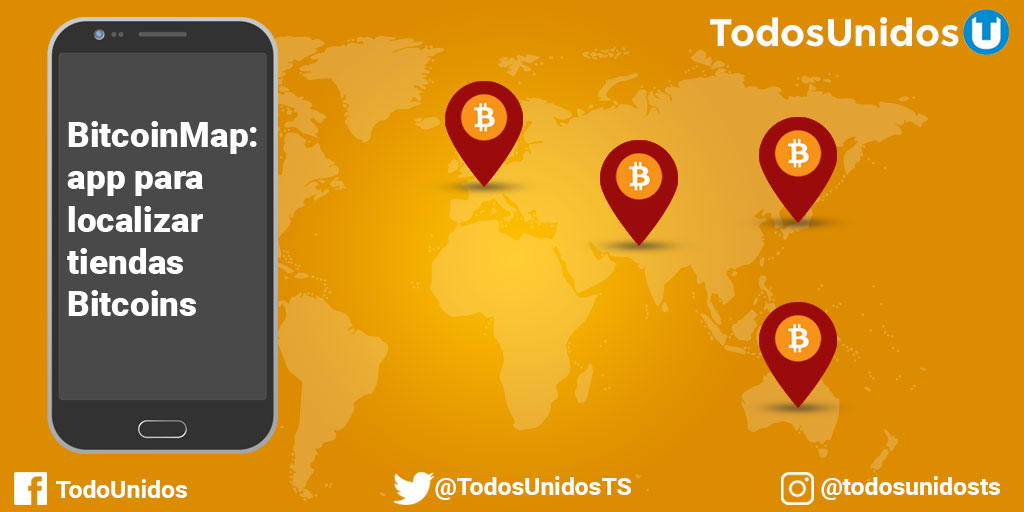TodosUnidosTS's tweet image. ¡Sí no lo sabías, existen apps para localizar tiendas en la que puedes comprar tus productos con bitcoins! y #BitcoinMap (cutt.ly/8rmE6qX) es una de las #apps que le proporciona un mapa con todas las tiendas físicas que aceptan #bitcoins como sistema de pago.