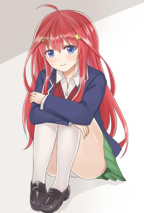 小花@C106(土) 東４ミ-54b（8/16）さんがTwitterに投稿した中野五月(五等分の花嫁)のイラスト。