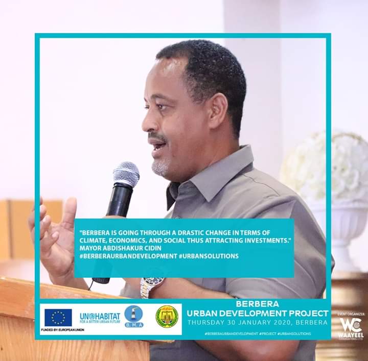 QusuusiA's tweet photo. The Berbera City Council has made a concerted effort to make Berbera a step forward for development. The project that starts today is a key step in leaving the pilot project to development projects". Mayor of Berbera. #BerberaUrbanDevelopment
@tirsity @JamaMusse @yyusufd https://t.co/5j7NrMiEG6