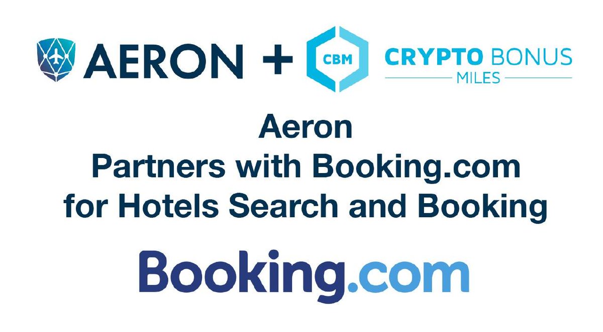 Aeron On Twitter Aeron Partners With Bookingcom For Hotel Search And Booking Soon At Cbm Shop More Exciting Features Under Way To Turn Cryptobonusmiles Mobile App Into Your Travel Hub Arn Cbm