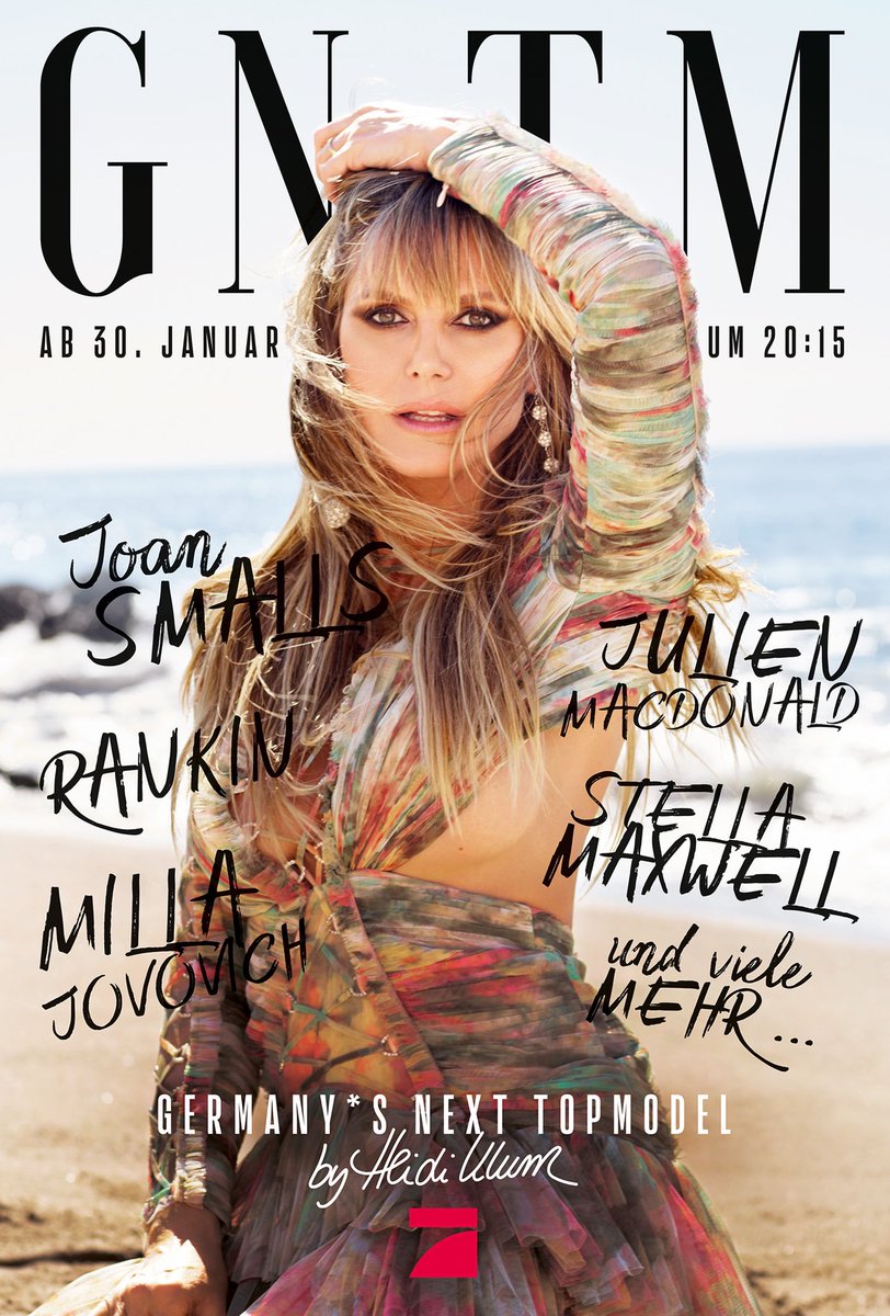 Heidi Klum On Twitter G N T M Heute 20 15 Pro7