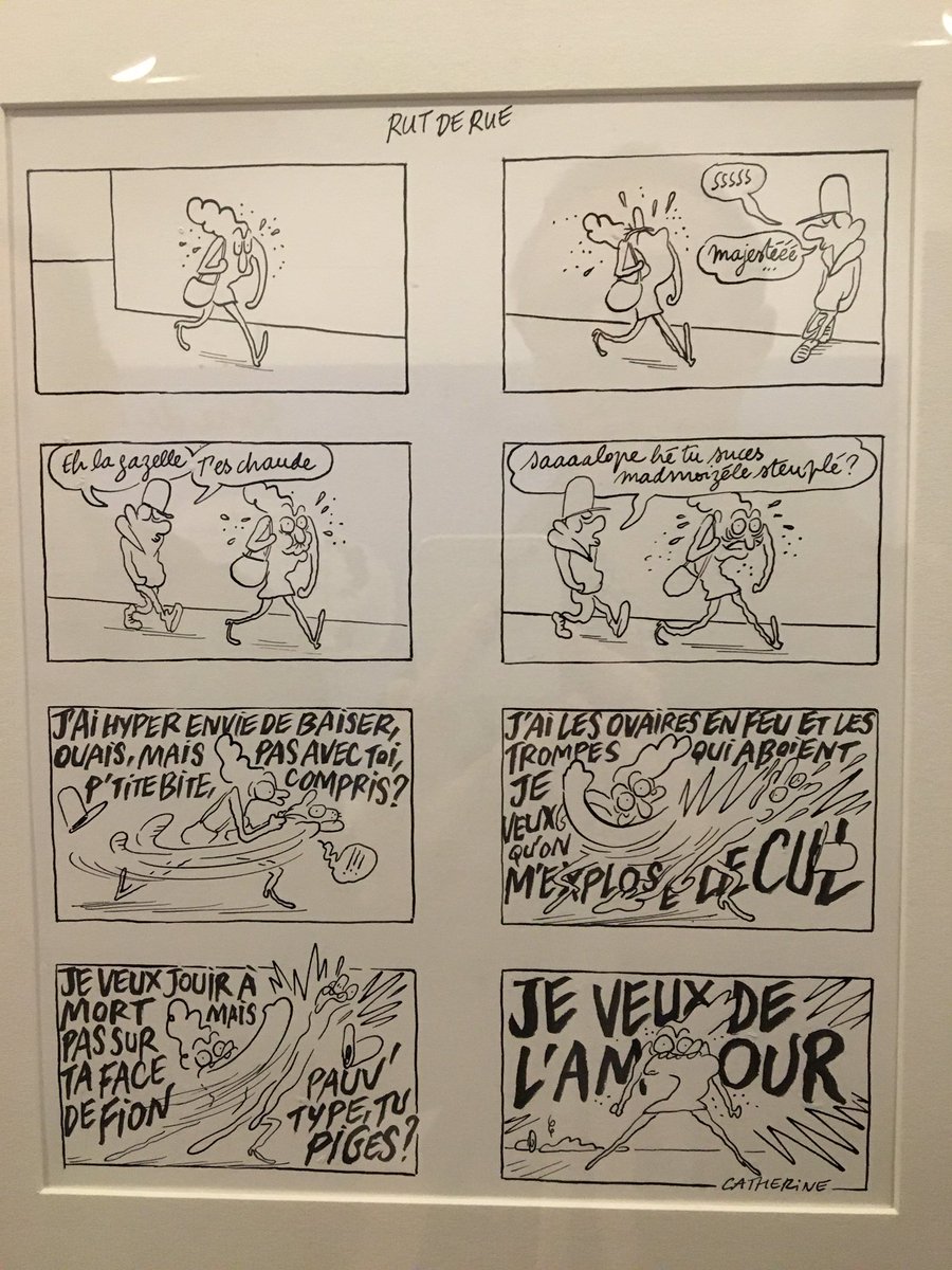Exposition Catherine Meurisse au musée du papier.
#FIBD2020 #Angoulême 