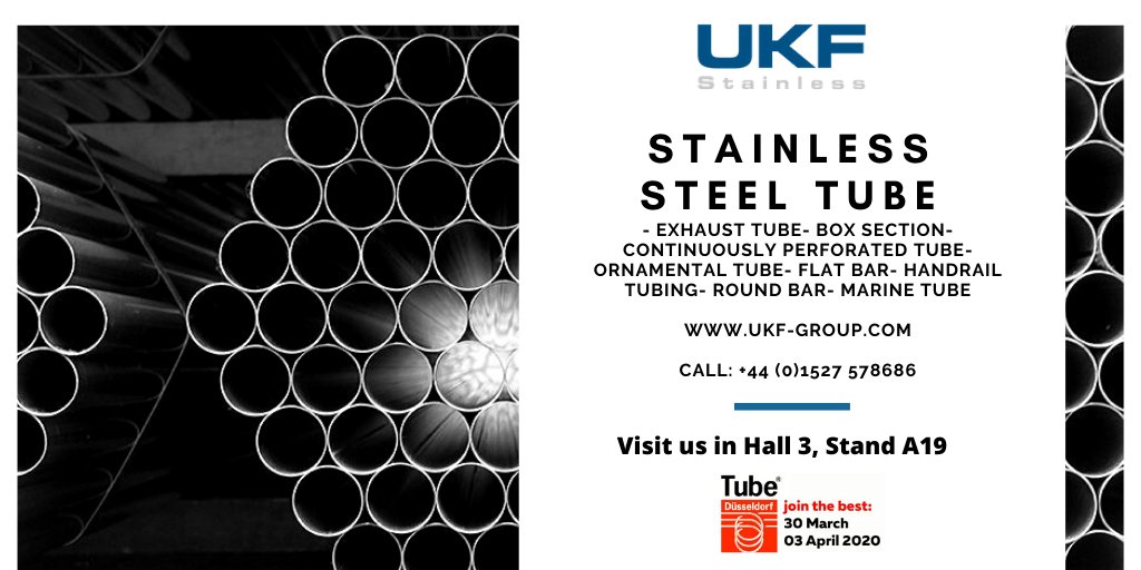 As one of the UK's largest independent suppliers of Stainless Steel tube, we provide:
- Exhaust Tube
- Box Section
- Continuously Perforated Tube
- Ornamental Tube
- Flat Bar
- Handrail tubing
- Round Bar
- Marine Tube
Call: 01527 57 86 86
#stainlesssteel
ukf-group.com