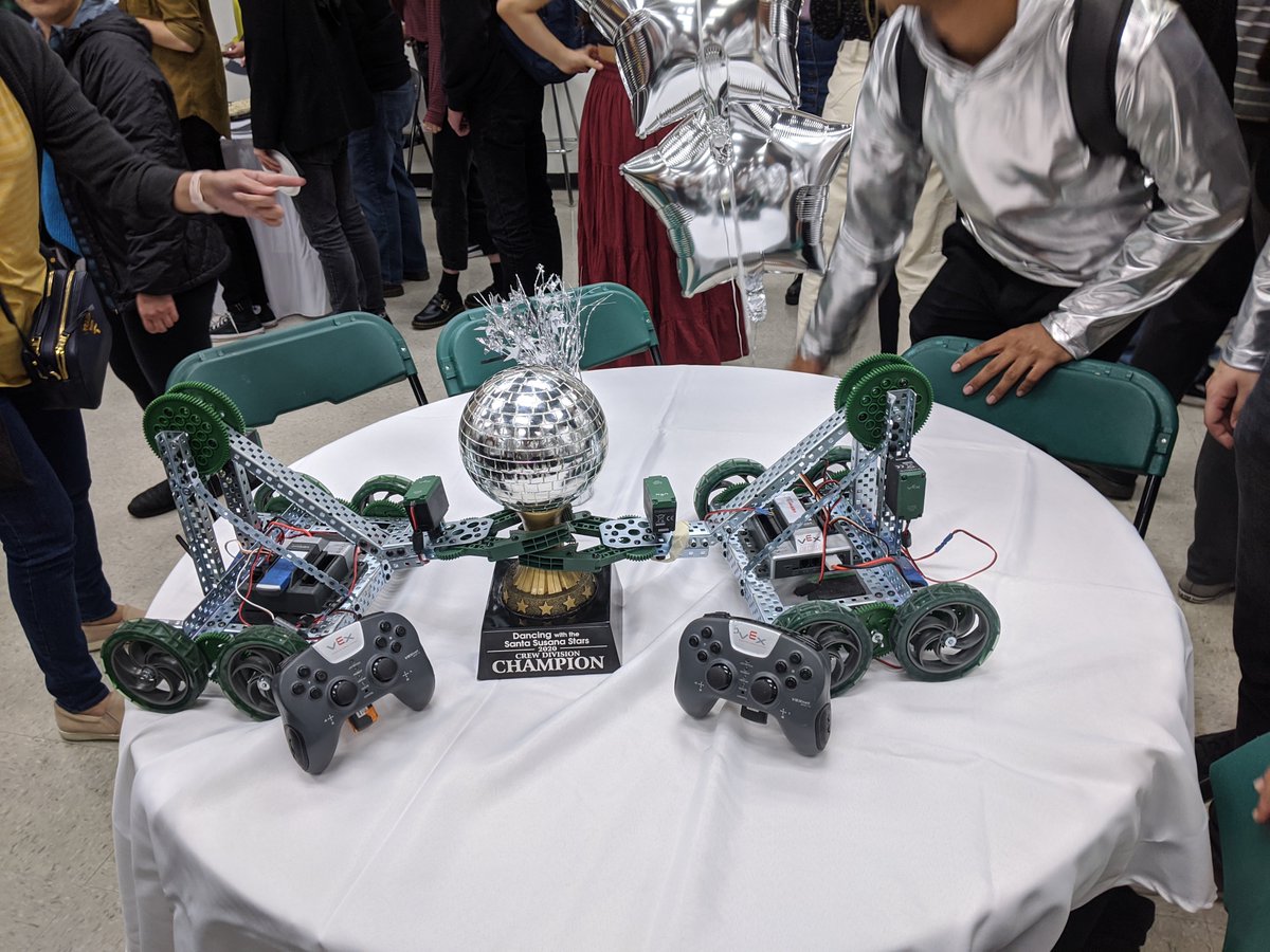 SshsVex's tweet photo. We won a dance competition? We got all the robotics seniors together to compete in our school's spin of of dancing with the stars and you already know who won!
#dance #robotics #vex #squad #crew #seniors #vexrobotics 
#winners #1st https://t.co/E11QtiwUd5