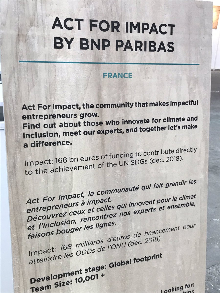 C’est parti pour #ChangeNow2020 🌍! PME, parce que l’#économiecirculaire ♻️ et la #transformation de votre #businessmodel sont des enjeux clés pour le #climat, venez sur notre stand #ActForImpact <a href="/BNPParibas/">BNP Paribas Group</a>, découvrez les solutions de <a href="/phenixfr/">Phenix</a>, <a href="/LemonTri/">Lemon Tri</a>, <a href="/RCube_org/">RCube.org</a> 😊