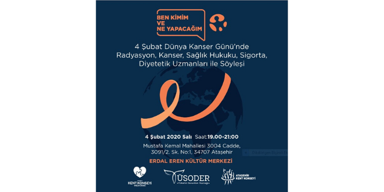 .<a href="/TUSODER/">TÜSODER</a> , 04 Şubat Dünya Kanser Günü'nde  “Ben Kimim ve Ne Yapacağım” söyleşisine çağırıyor. bit.ly/2RZn6rv