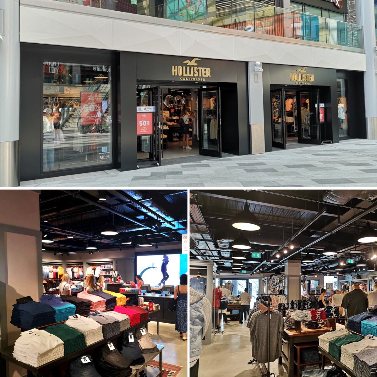 Throwback to last year when we completed the fit-out of a new <a href="/HollisterCo/">hollisterco</a> store in the Intu Watford shopping centre. Always a pleasure working with <a href="/Capelo_Design/">Capelo Design</a> !
・・・
#emtecnica #engineering #hollister #abercrombieandfitch #capelodesign #retaildesign