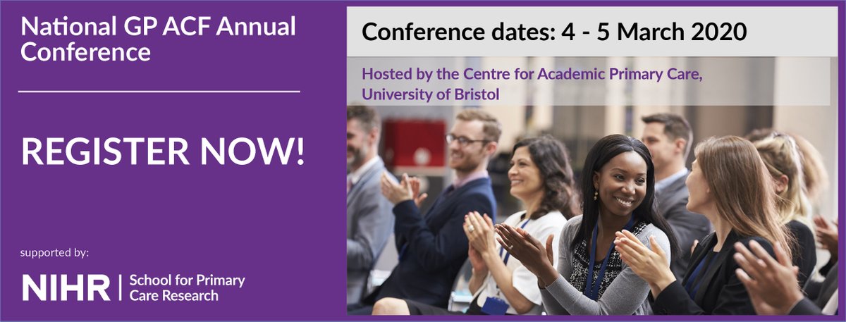 FOMO? Register now for the National GP ACF and ECR Conference

A fantastic programme and line-up of guest speakers and workshop convenors.

#gpacf20
#swsapc

spcr.nihr.ac.uk/events/gpacf
