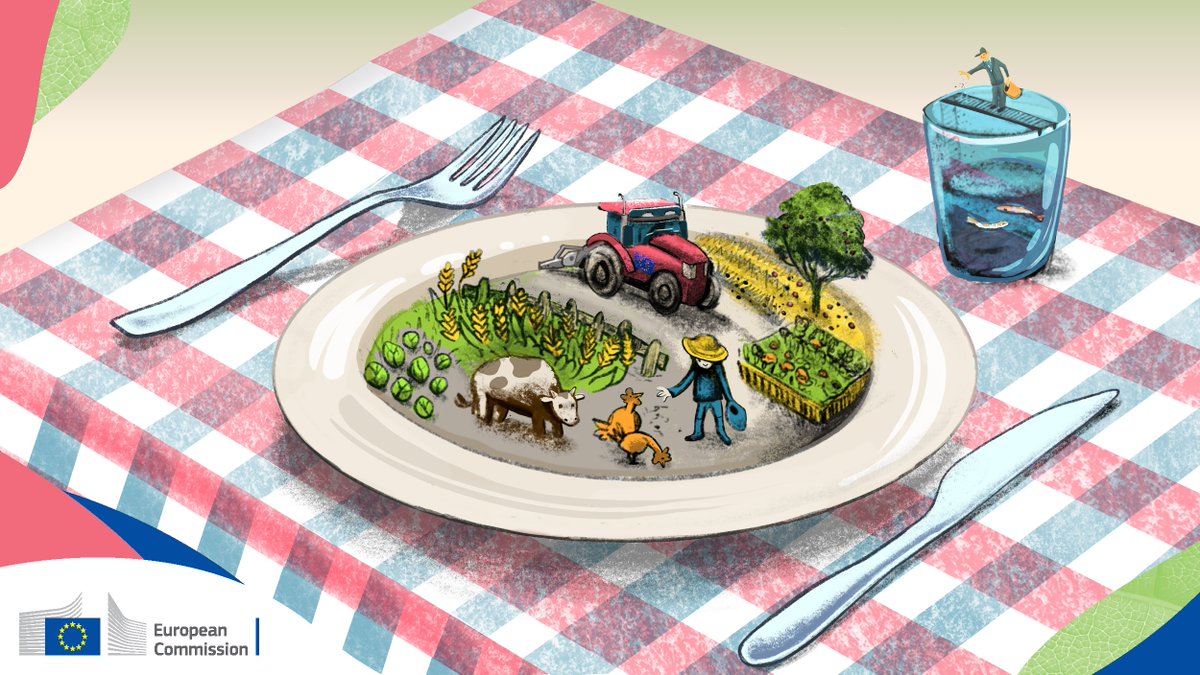 EEAthina's tweet photo. Από το αγρόκτημα στο πιάτο σας!

Με το #EUGreenDeal μας, θέλουμε να κάνουμε το σύστημα διατροφής μας 🌽 πιο βιώσιμο μέσω της μείωσης της χρήσης φυτοφαρμάκων και αποφυγής των κινδύνων από την έκθεση σε επικίνδυνες χημικές ουσίες⚗️

#FarmtoForm https://t.co/Bo6J9xQU8z