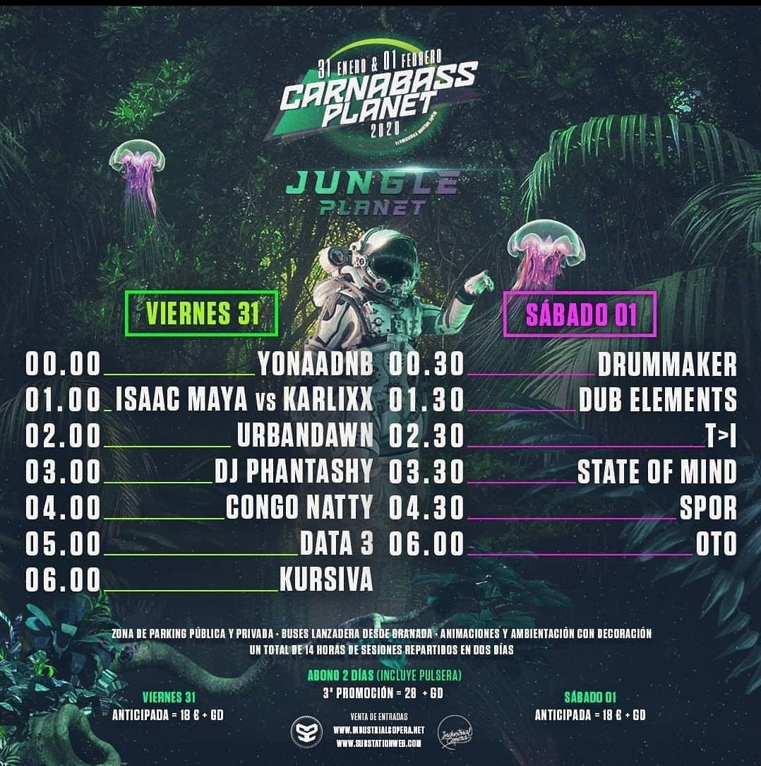 dnbspain's tweet image. 🔥 HORARIOS PARA LA #CARNABASS DE ESTE FIN DE SEMANA 🔥

⬇️⬇️⬇️⬇️⬇️⬇️⬇️⬇️⬇️⬇️⬇️⬇️⬇️⬇️⬇️⬇️