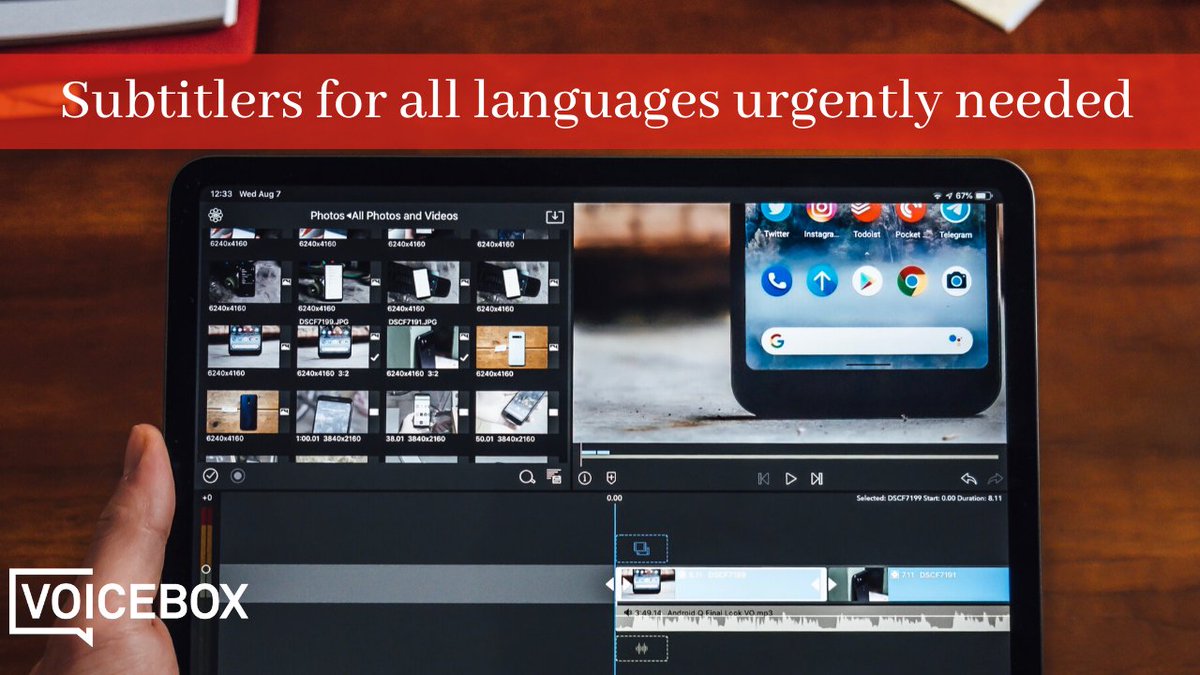 Subtitlers for all languages urgently needed