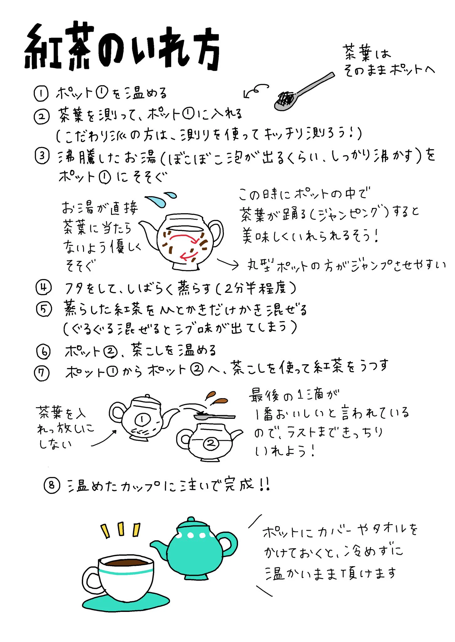 今まで飲んでいた紅茶がより美味しく？美味しい紅茶の入れ方！