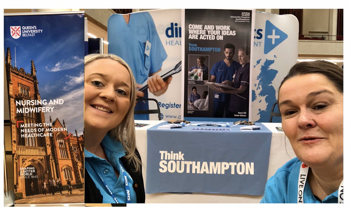 UHS at Queens University Belfast nurse job fair