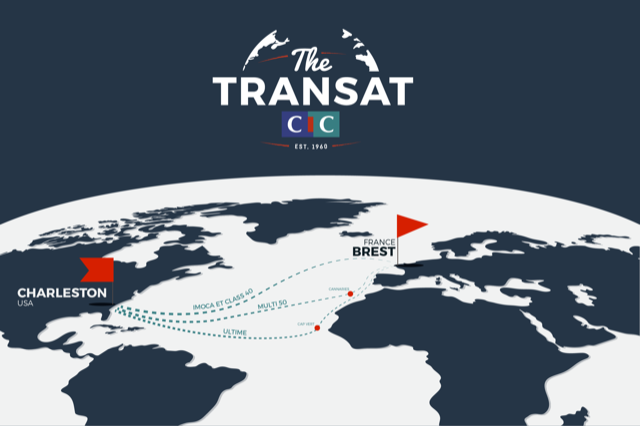 💥 <a href="/The_Transat_CIC/">The Transat CIC</a>  💥
🏁 10 MAI 2020 🏁 
📍 Départ de @BrestFr 

Pour la première fois de son histoire, la course qui fête ses 60 ans, partira de France, à #Brest, port de tous les records. Elle rejoindra Charleston aux USA. Embarquez avec nous pour cette course de légende !
