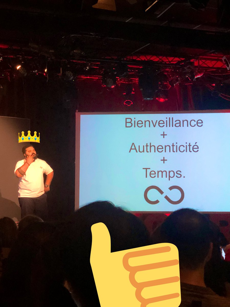 « Bienveillance + authenticité  + temps = la base d’une expérience candidat réussie ! » voilà la formule de <a href="/Ludwig_LC/">Tonton Ludo</a> ! Super intervention ! #LCDR  a la conférence de <a href="/ledrfrance/">L'École du Recrutement</a> ! 🤩