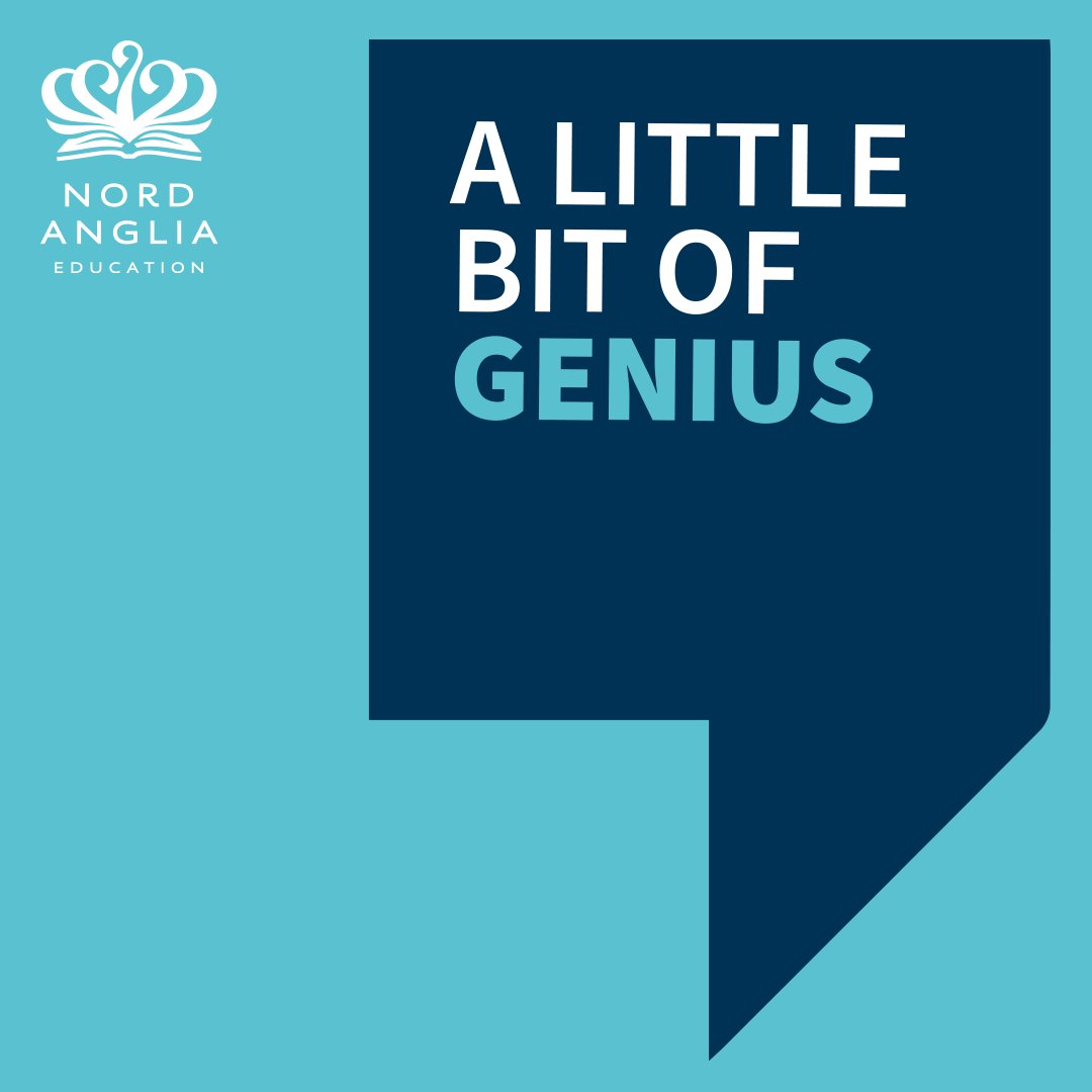 One guest. Two students. And A Little Bit of Genius. #BitofGenius is an all new Nord Anglia #podcast launching 5 Feb, where students put #bigquestions to world experts across film, literature, sport and more. Stay tuned for the launch! #globaleducation #creativity #NAEBeAmbitious