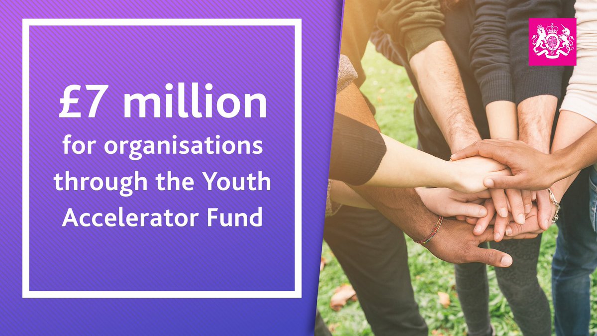 £7m for organisations through the Youth Accelerator Fund