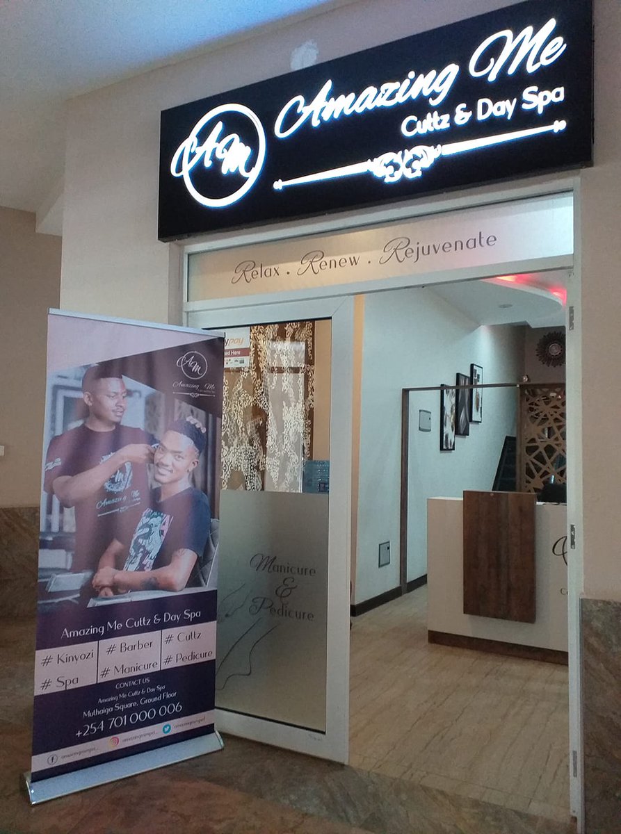 AmazingMeSpa1's tweet photo. Reward yourself because you got yourself together and dealt with January like a boss💪

We are here to make sure you enjoy every minute under a relaxing and serene space.

Visit us and take advantage of our discounts and amazing services.
#ExecutiveSpa
#fadeout 
#barber 
#Nairobi https://t.co/QvtcDgoZrK
