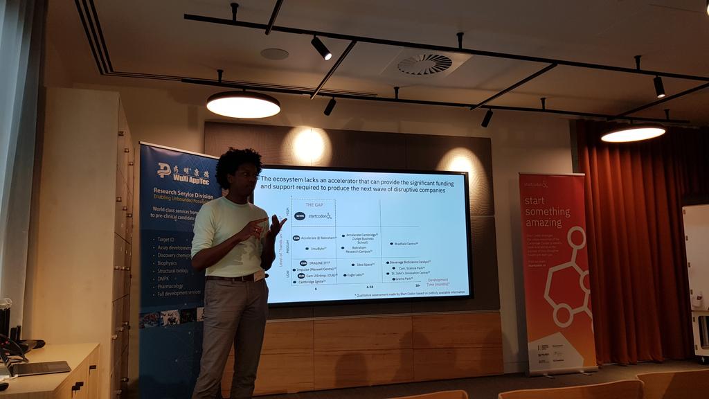 arunmuthirulan's tweet image. At the Start Codon Wuxi Apptec event in Cambridge. #startcodon