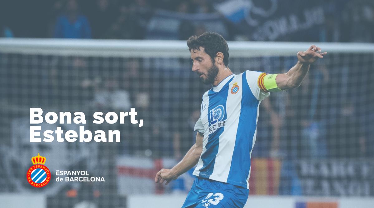 El Espanyol se despide de Esteban Granero.