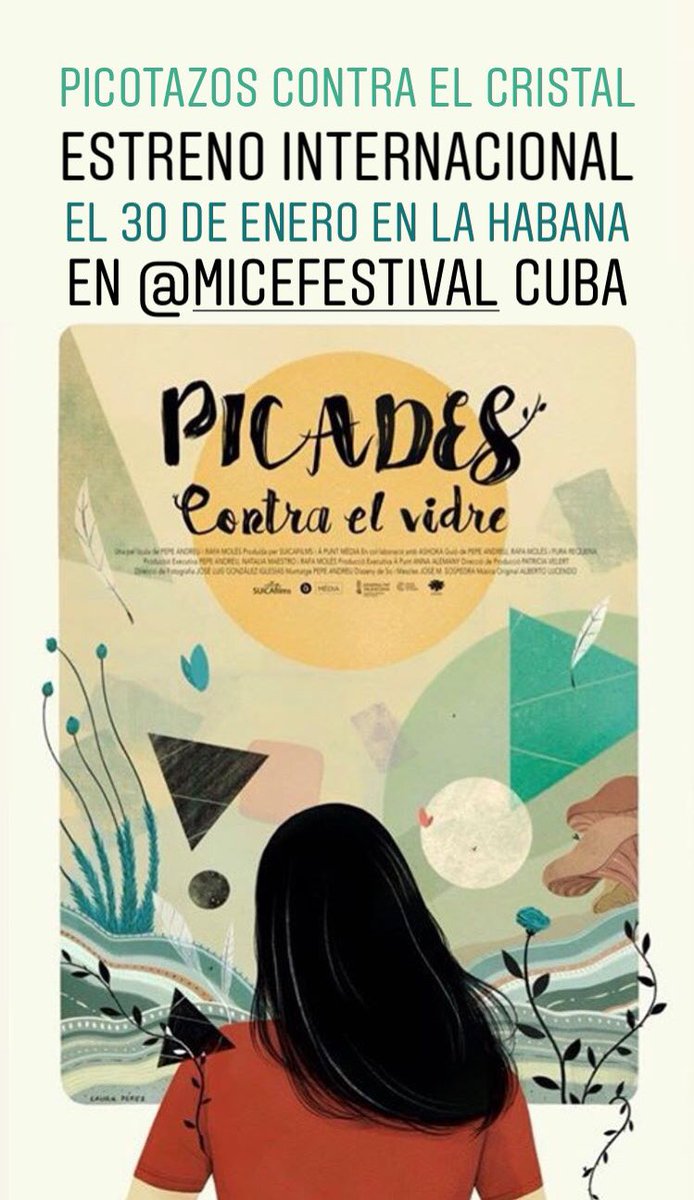 Hoy, estreno internacional de nuestro documental ‘Picotazos contra el cristal’ en la Habana, dentro de Muestra Internacional de Cine Educativo <a href="/micefestival/">M    I    C    E</a> Cuba.