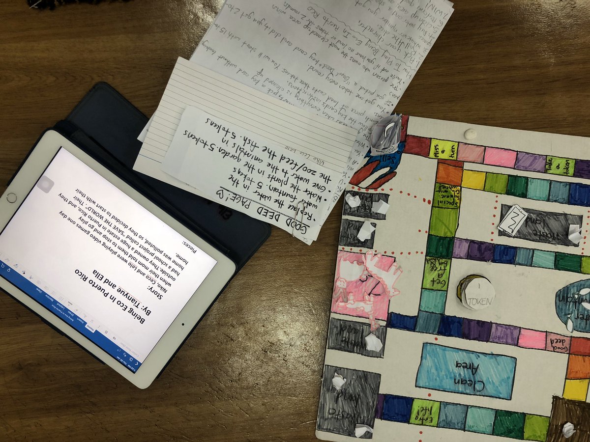 Tianyue and Ella created an eco game to play with their peers to encourage people to keep our planet clean! #DIA_pyp #DIA_eco #saveourplanet #cleanup <a href="/DIA_Year6/">Year 6 | DIA Emirates Hills</a>