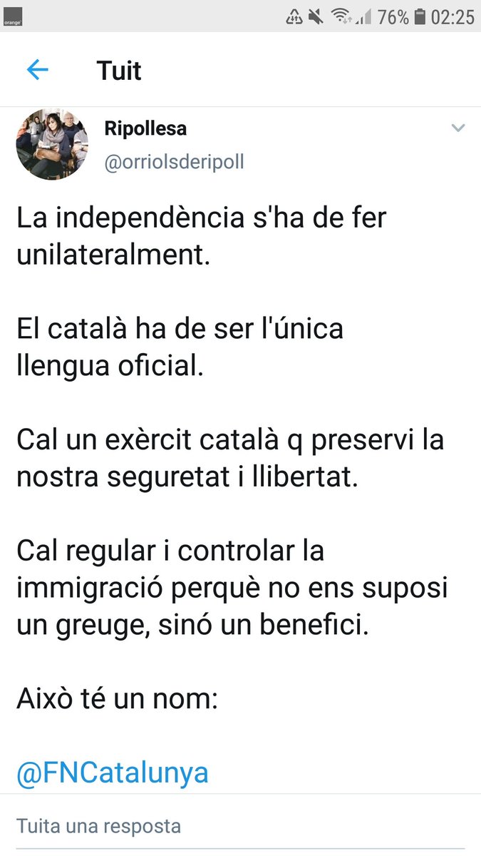roure_jaume's tweet photo. Els immigrants com a "greuge" i com invasors... I després diuen que no són uns fatxes de merda. #FCKFnc #NoPassaran #AntifeixistesSempre https://t.co/E0DzQerLk0