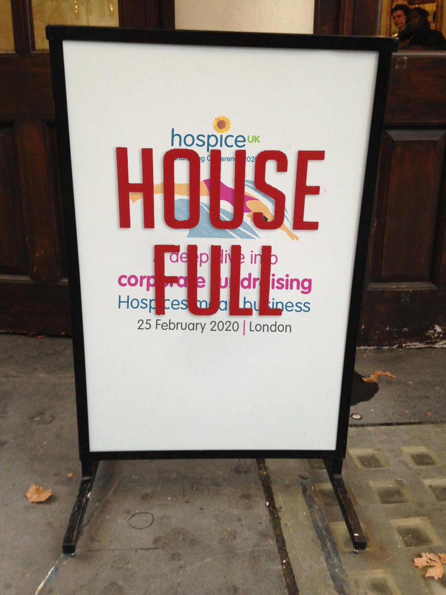 Places for our Fundraising Conference have sold out