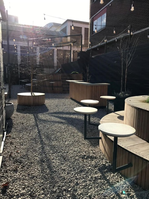 redwoodcomms's tweet photo. .@HarrietsScott and Rhys enjoyed a tour of some of @FabrixCap dynamic repurposed spaces yesterday. 

This is 'The Binary' - a refurbished former police premises - looking great in the sun #repurpose #offices #activatingspaces #redwoodclient https://t.co/FCJaecKazq