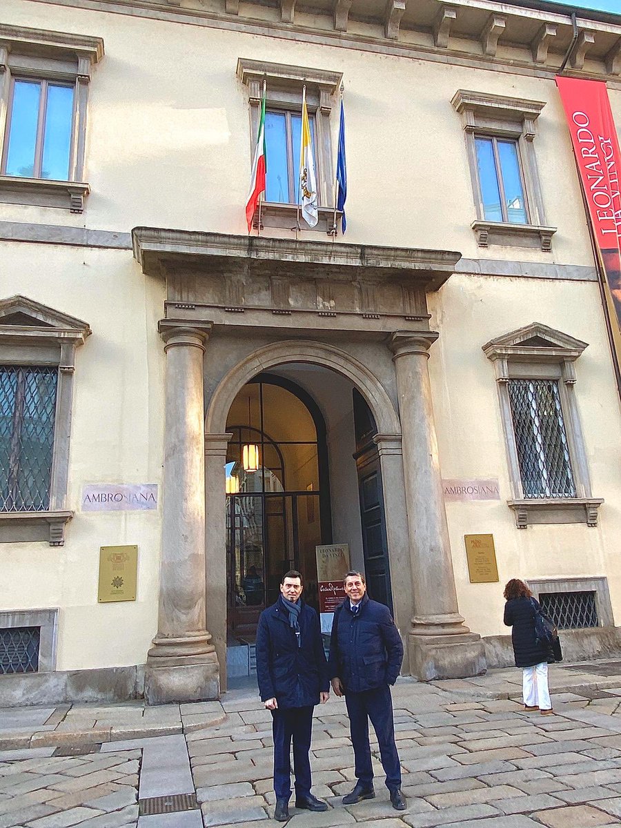Presente a Milano, presso la Veneranda Biblioteca Ambrosiana, al convegno di approfondimento sulla recente mostra che si è svolta a Vigevano: “Anatomia, meccanica e visualizzazione Leonardo da Vinci e Guido da Vigevano”.