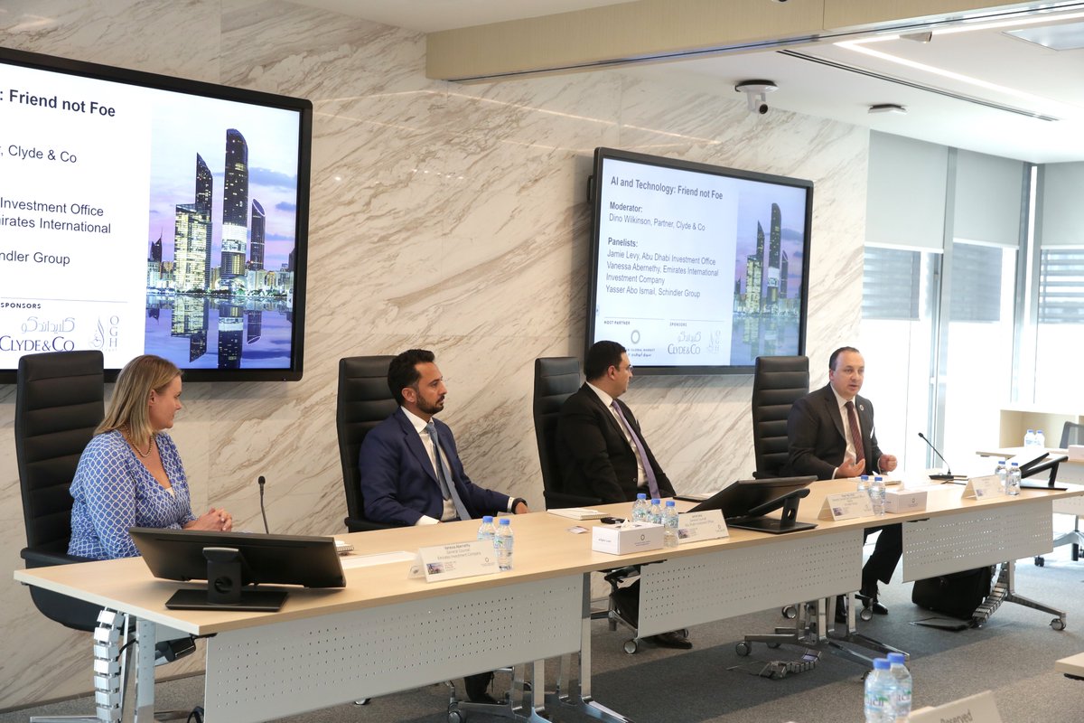Partner <a href="/d_i_n_o/">Dino Wilkinson</a> Wilkinson chaired the <a href="/lexology/">Lexology</a> Live Abu Dhabi panel on #AI and #Technology yesterday at <a href="/ADGlobalMarket/">ADGM</a>, discussing how technological advances are changing lawyers, law firms and in-house teams. 

#Lexology #LexologyLive