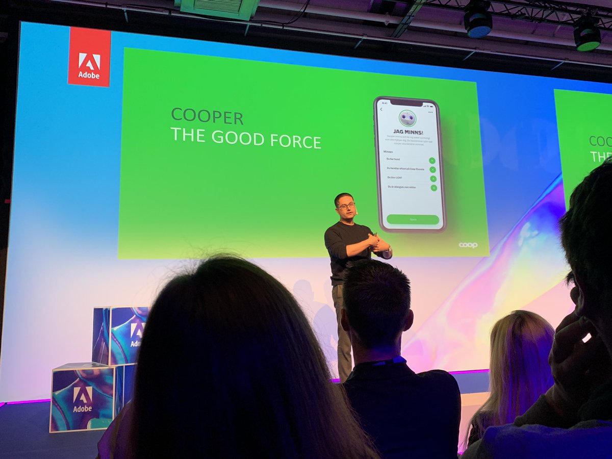 camillaarneving's tweet image. Den där härliga kundupplevelsen som vi pratat om i så många år börjar nog så smått bli verklighet, tex ska det bli spännande att lära känna ”Cooper” 👍🏼 Amer Mohammed, CDO på Coop har så rätt i att kunden struntar i själva teknologin och säger ”lös det bara”! #cxmspace