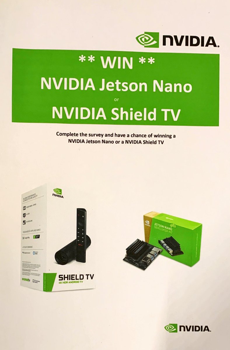 JRLangedijk's tweet photo. Attending #VDIPerformanceSummit? Make sure to stop by at the @nvidia booth to discuss platform performance vs. User Exerience. Complete the survey and win a @nvidia #JetsonNano or #ShieldTV https://t.co/9QpPd3XdA2