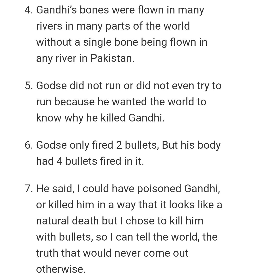 6. There could have been violence in Godse thoughts but he had the country's best interests in mind. So lets people decide if he was a terrorist or a Patriot.