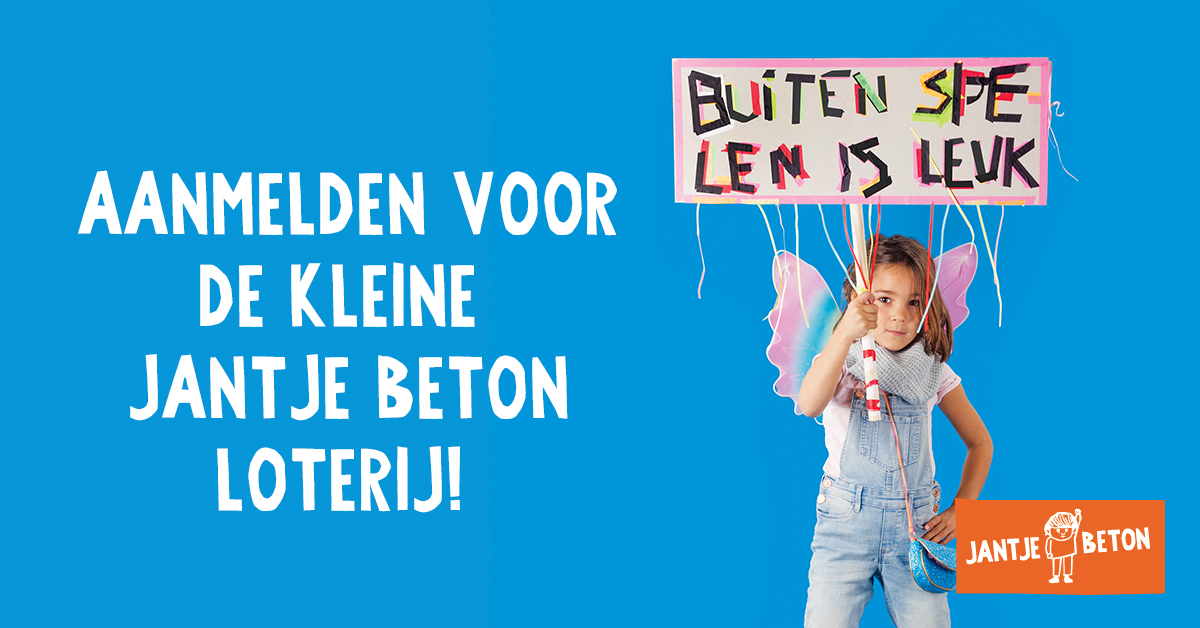 Vanaf vandaag kunnen basisscholen zich weer aanmelden om mee te doen aan De #KleineJantjeBetonLoterij. Lees meer over de Kleine #JantjeBeton Loterij ➡️bit.ly/2t67PN8 of meld je direct aan via het online inschrijfformulier ➡️bit.ly/2u3tx4P