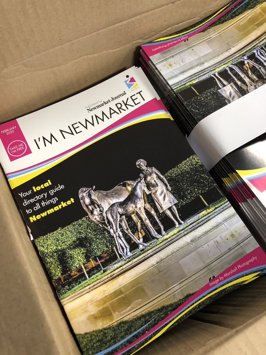 IMJobscouk's tweet image. ❗️📦 DELIVERY DAY 📦 ❗️

Keep an eye out for February’s edition of I’M Newmarket, for your monthly fix of all things #Newmarket 

Available in key supermarkets and retailers from tomorrow.