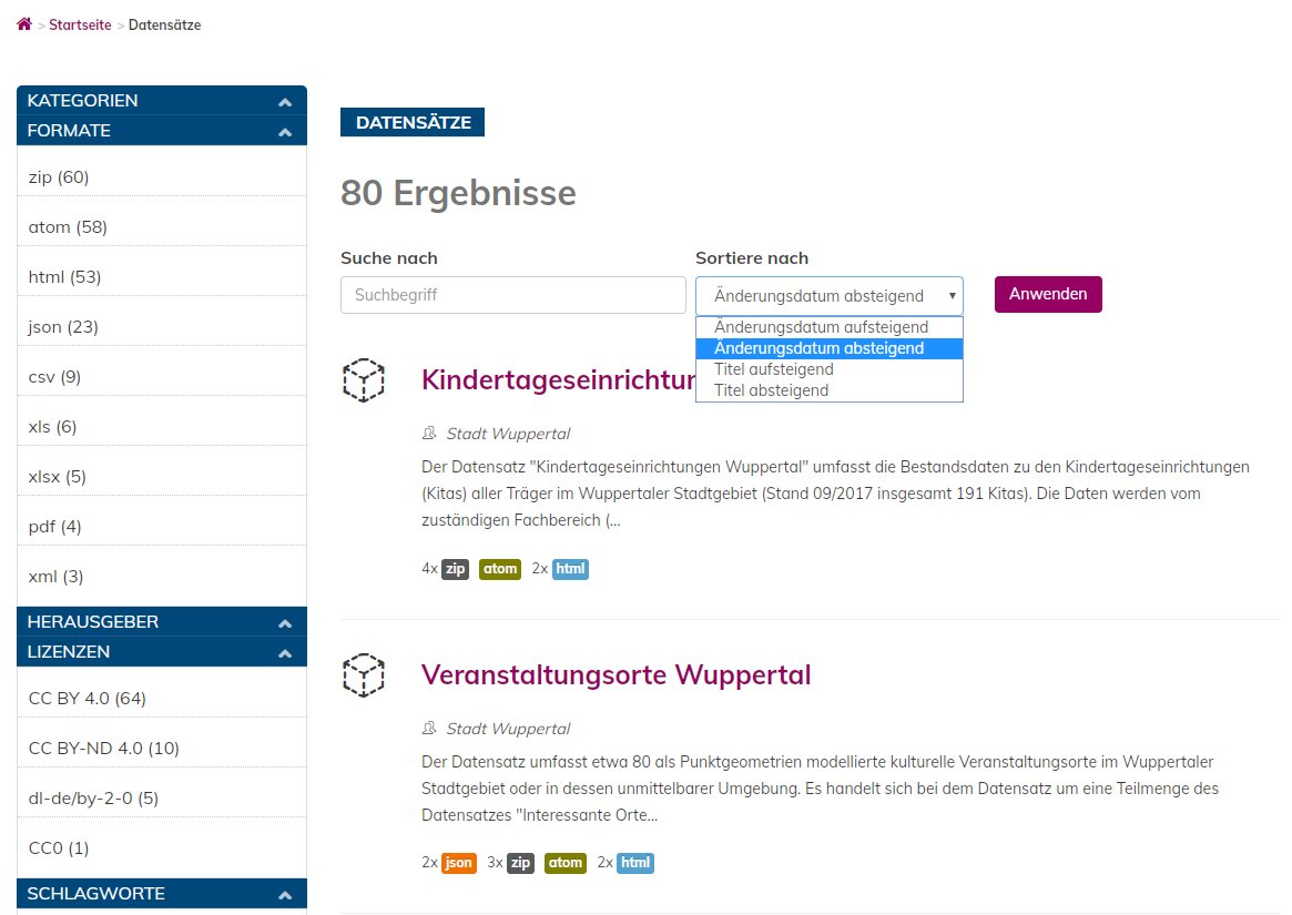 #opendata facelift in #Wuppertal: für den Endnutzer jetzt alles bis zur Datenvorschau deutsch, fehlerfrei und konsistent. 1A-Umsetzung unserer Spec durch @OpenDataKoeln (ST)    
bit.ly/2R918mG
