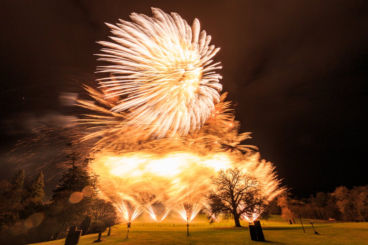A very unique party we produced for a special 90th #birthday in January. An exquisite afternoon tea accompanied by beautiful #flowers and afterwards an emotional display set to the clients favourite operatic music. #fireworks #event #scotland