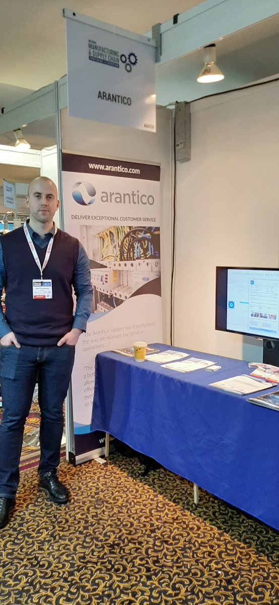Arantico's tweet photo. Ready for day 2 and looking forward to more interesting discussions on #facilitymanagement #fieldservicemanagement at  #ManufacturingExpoIRE https://t.co/sJ47z42ajt